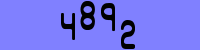 Blue Captcha Image