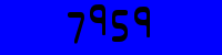 Blue Captcha Image