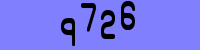 Blue Captcha Image