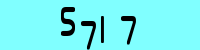 Blue Captcha Image