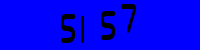 Blue Captcha Image
