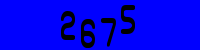 Blue Captcha Image