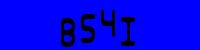 Blue Captcha Image