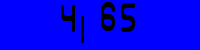 Blue Captcha Image