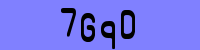 Blue Captcha Image