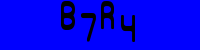 Blue Captcha Image