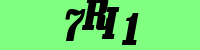 Blue Captcha Image