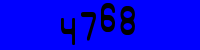 Blue Captcha Image