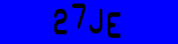 Blue Captcha Image