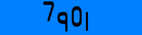 Blue Captcha Image