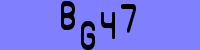 Blue Captcha Image