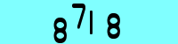 Blue Captcha Image
