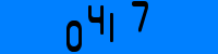 Blue Captcha Image