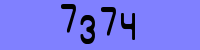 Blue Captcha Image