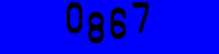 Blue Captcha Image