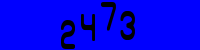 Blue Captcha Image