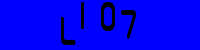 Blue Captcha Image