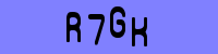 Blue Captcha Image
