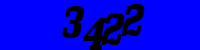 Blue Captcha Image