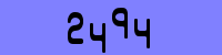 Blue Captcha Image