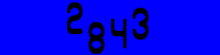 Blue Captcha Image
