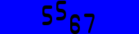 Blue Captcha Image