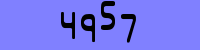 Blue Captcha Image