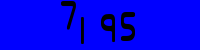 Blue Captcha Image