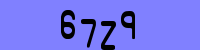 Blue Captcha Image