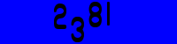 Blue Captcha Image