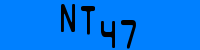 Blue Captcha Image