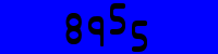 Blue Captcha Image