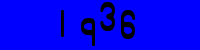 Blue Captcha Image
