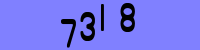 Blue Captcha Image