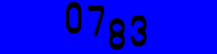 Blue Captcha Image