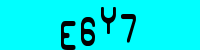 Blue Captcha Image