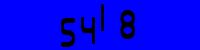 Blue Captcha Image