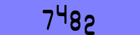 Blue Captcha Image