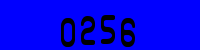 Blue Captcha Image