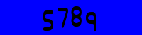 Blue Captcha Image