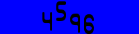 Blue Captcha Image