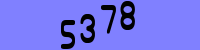 Blue Captcha Image