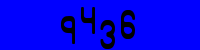 Blue Captcha Image