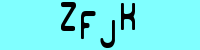 Blue Captcha Image