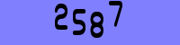 Blue Captcha Image