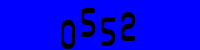 Blue Captcha Image