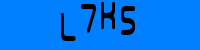 Blue Captcha Image
