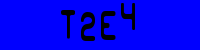 Blue Captcha Image