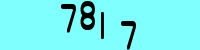 Blue Captcha Image