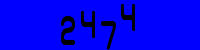 Blue Captcha Image